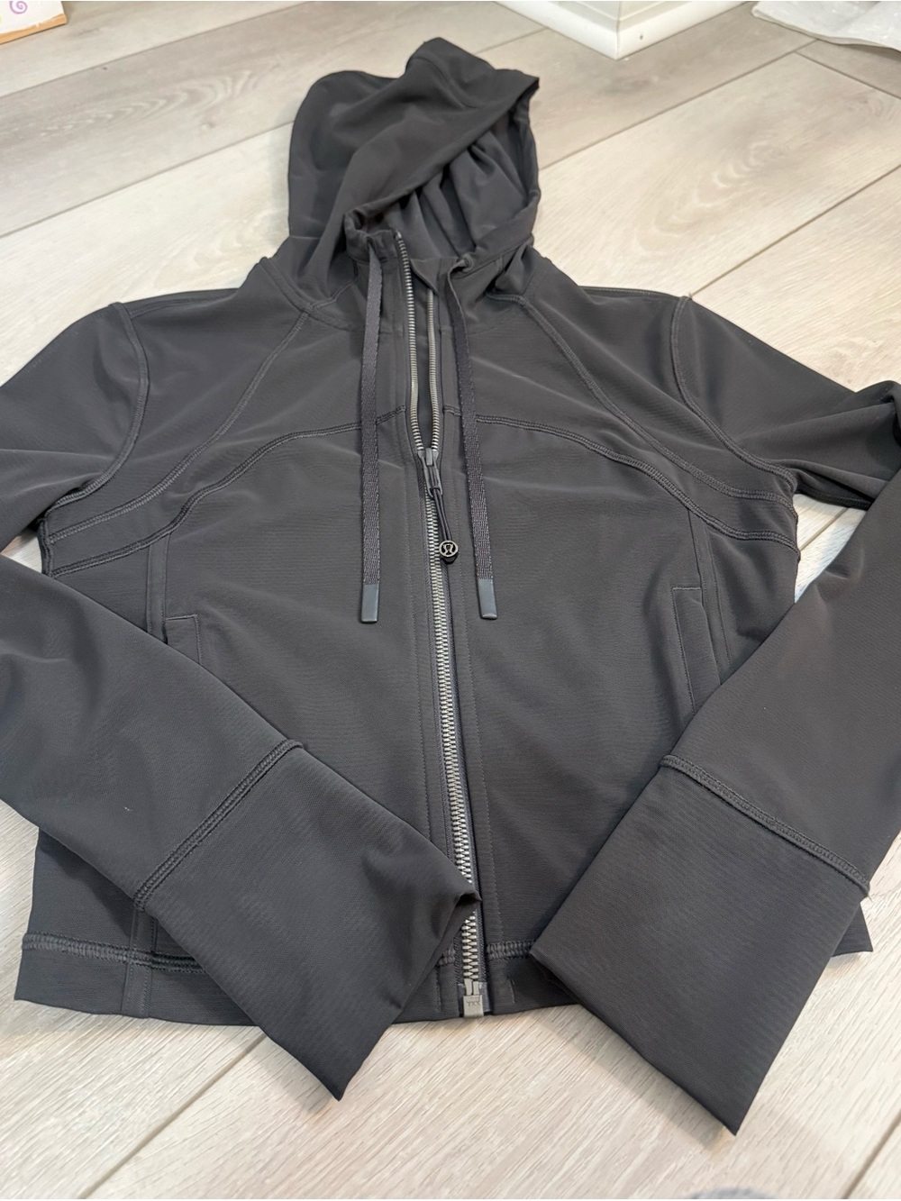 lululemon athletica Black Lightweight Hooded Jacket